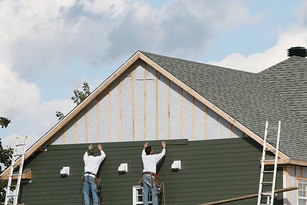 Professional Siding Installation technician working in Franklinton, NC
